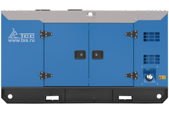 Дизельный генератор ТСС АД-12С-Т400-2РКМ5 в шумозащитном кожухе в Красноярске