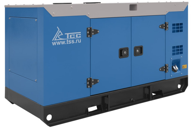 Дизельный генератор ТСС АД-12С-Т400-2РКМ5 в шумозащитном кожухе в Красноярске