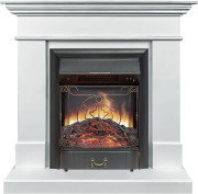 Каминокомплект California SFT (Разборный) - Белый с очагом Majestic FX Black Каминокомплект California SFT (Разборный) - Белый с очагом Majestic FX Black