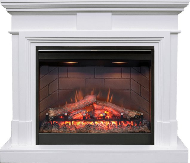 Каминокомплект Coventry - Белый с очагом Symphony 26'' DF2608-INT в Красноярске