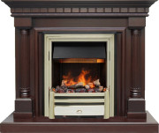Каминокомплект Dallas - Темный дуб с очагом Cavendish