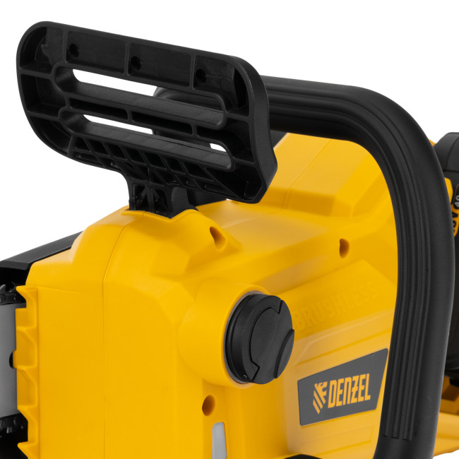 Цепная пила аккумуляторная бесщеточная RCS400-36, Li-ion, 36 В, 4 Ач, шина 400 мм Denzel в Красноярске