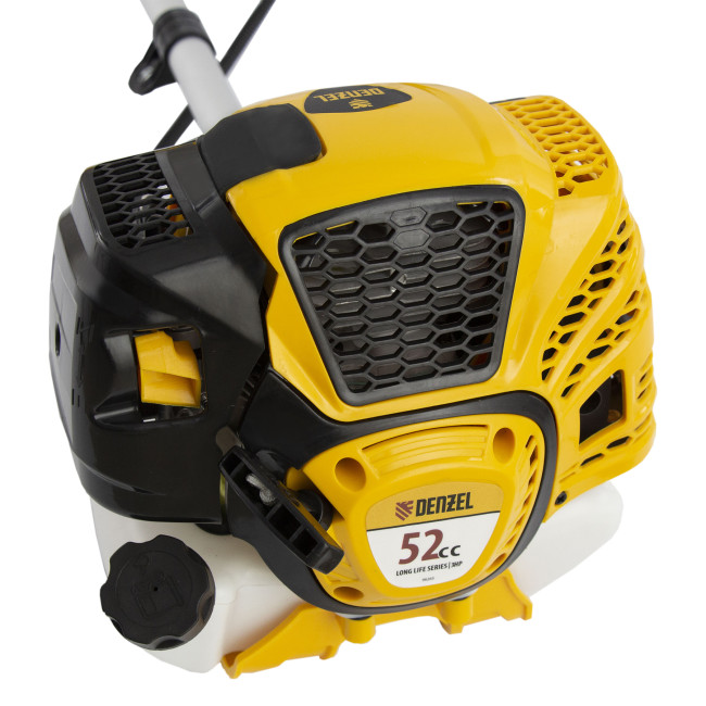 Триммер бензиновый DTL-52, 52 см3, неразъемная штанга, состоит из 2 частей Denzel в Красноярске