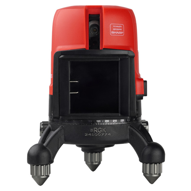 Лазерный уровень RGK ALPHA 205 с калибровкой с зелёным лучом в Красноярске
