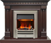 Каминокомплект Dallas - Темный дуб с очагом Chesford
