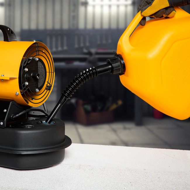 Дизельная тепловая пушка DHG-10, 10 кВт, 300 м3/ч, прямой нагрев Denzel в Красноярске