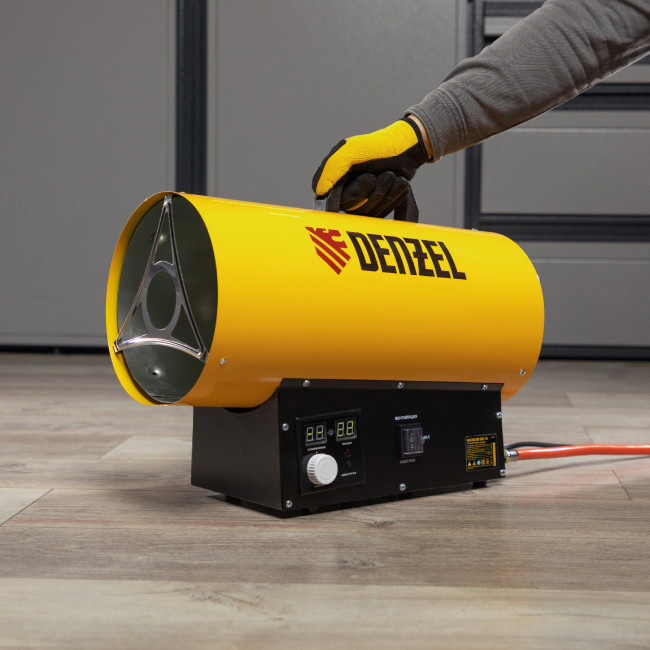 Газовая тепловая пушка GHG-15i, 15 кВт, цифровой термостат, пропан-бутан Denzel в Красноярске