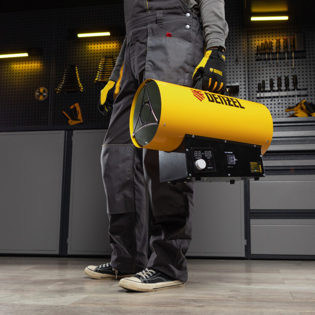 Газовая тепловая пушка GHG-15i, 15 кВт, цифровой термостат, пропан-бутан Denzel в Красноярске