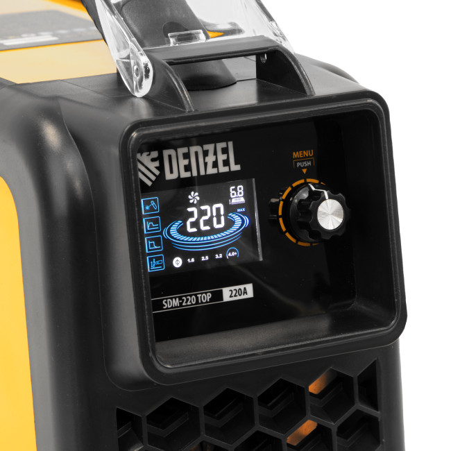 Аппарат инвертор. дуговой сварки SDM-220 Top, 220 А, ПВ 60% Denzel в Красноярске