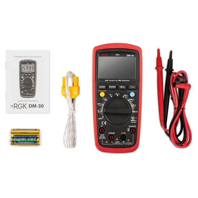 Мультиметр RGK DM-30 с поверкой в Красноярске
