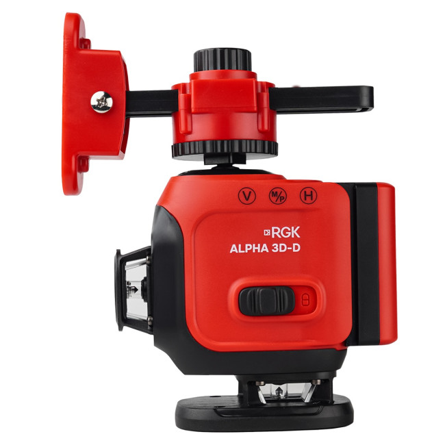 Лазерный уровень RGK ALPHA 3D-D с калибровкой с зелёным лучом в Красноярске