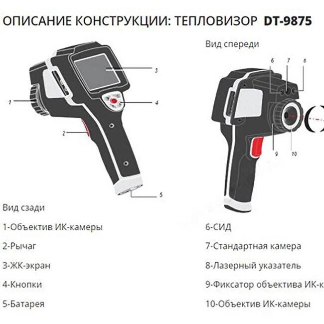 Тепловизор CEM DT-9875 в Красноярске Тепловизор CEM DT-9875 в Красноярске