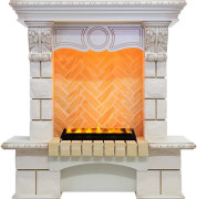Каминокомплект Pierre Luxe угловой - Слоновая кость / Шампань (Высота 975мм) с очагом Cassette 400 LNH-INT PS (без дров) Каминокомплект Pierre Luxe угловой - Слоновая кость / Шампань (Высота 975мм) с очагом Cassette 400 LNH-INT PS (без дров)
