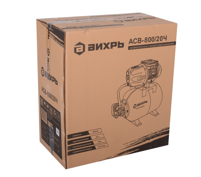 Насосная станция ВИХРЬ АСВ-800/20Ч в Красноярске