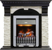 Каминокомплект Dublin - Венге / Сланец белый с очагом Danville Chrome FB2 Каминокомплект Dublin - Венге / Сланец белый с очагом Danville Chrome FB2