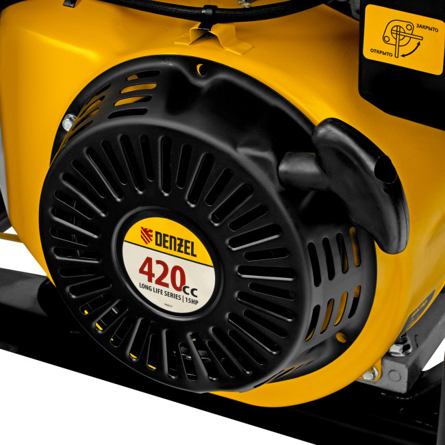 Генератор бензиновый GE 6900, 5.5 кВт, 220 В/50 Гц, 25 л, ручной старт Denzel в Красноярске Генератор бензиновый GE 6900, 5.5 кВт, 220 В/50 Гц, 25 л, ручной старт Denzel в Красноярске