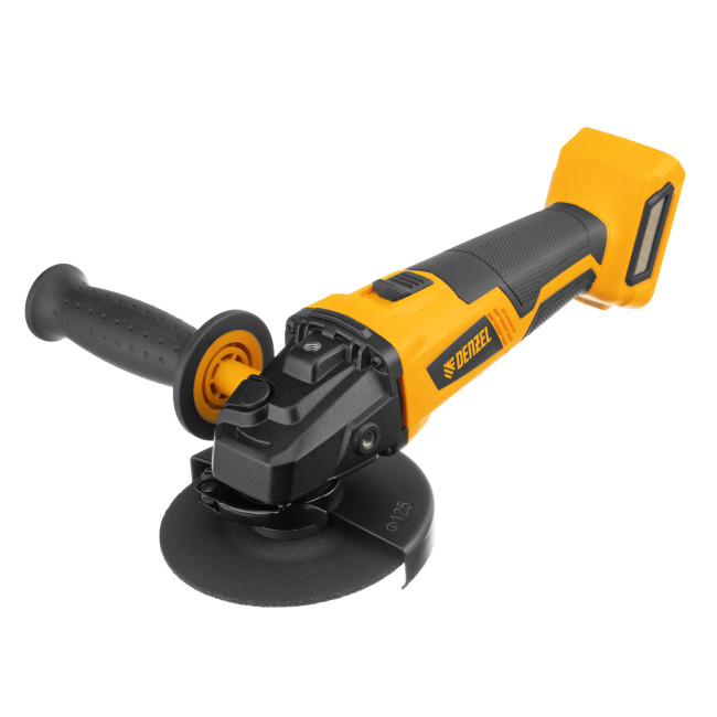 Машина углошлифовальная аккумуляторная бесщет. BLG-IB-18-125-0, Li-ion, 18 В Denzel в Красноярске Машина углошлифовальная аккумуляторная бесщет. BLG-IB-18-125-0, Li-ion, 18 В Denzel в Красноярске