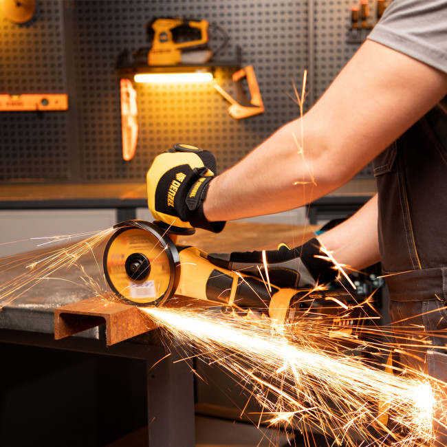 Машина углошлифовальная аккумуляторная бесщет. BLG-IB-18-125-0, Li-ion, 18 В Denzel в Красноярске Машина углошлифовальная аккумуляторная бесщет. BLG-IB-18-125-0, Li-ion, 18 В Denzel в Красноярске