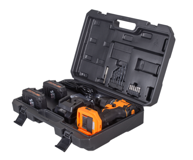 Дрель-шуруповерт аккумуляторная Вихрь ДА-20Л-2К/БП (2,0 А/ч) (бесщеточный двигатель, 70Нм) в Красноярске Дрель-шуруповерт аккумуляторная Вихрь ДА-20Л-2К/БП (2,0 А/ч) (бесщеточный двигатель, 70Нм) в Красноярске