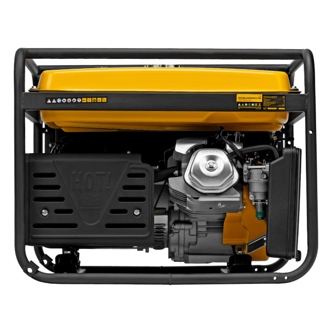 Генератор бензиновый GE 7900, 6.5 кВт, 220 В/50 Гц, 25 л, ручной пуск Denzel в Красноярске