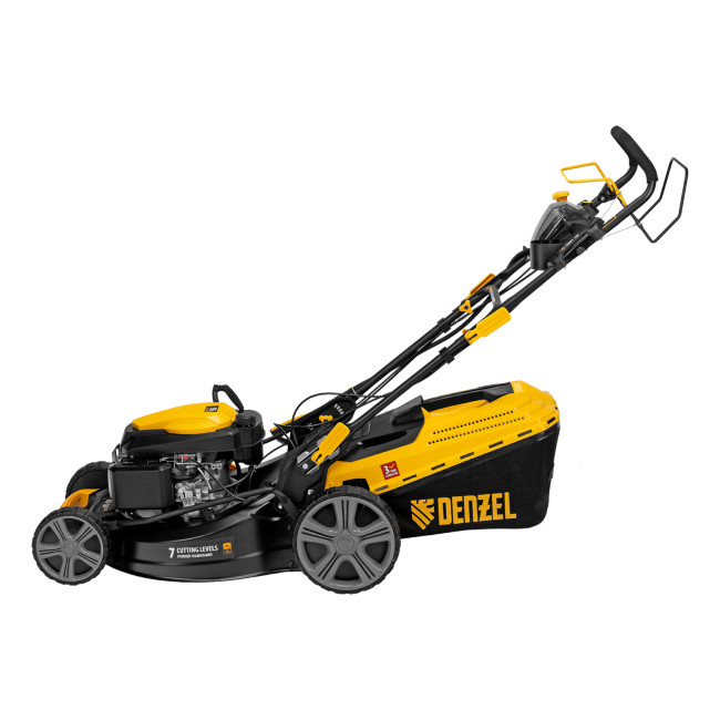 Газонокосилка бензиновая GLD-520SP-VE, 196 см3, ширина 52 см, привод, вариатор, электрический старт, 60 л Denzel в Красноярске Газонокосилка бензиновая GLD-520SP-VE, 196 см3, ширина 52 см, привод, вариатор, электрический старт, 60 л Denzel в Красноярске