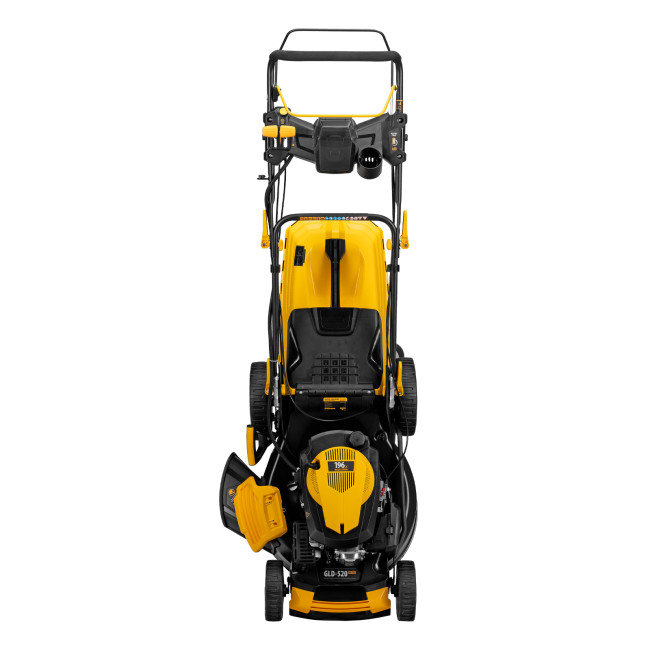 Газонокосилка бензиновая GLD-520SP-VE, 196 см3, ширина 52 см, привод, вариатор, электрический старт, 60 л Denzel в Красноярске Газонокосилка бензиновая GLD-520SP-VE, 196 см3, ширина 52 см, привод, вариатор, электрический старт, 60 л Denzel в Красноярске