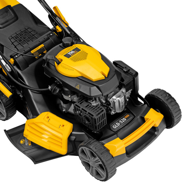 Газонокосилка бензиновая GLD-520SP-VE, 196 см3, ширина 52 см, привод, вариатор, электрический старт, 60 л Denzel в Красноярске Газонокосилка бензиновая GLD-520SP-VE, 196 см3, ширина 52 см, привод, вариатор, электрический старт, 60 л Denzel в Красноярске