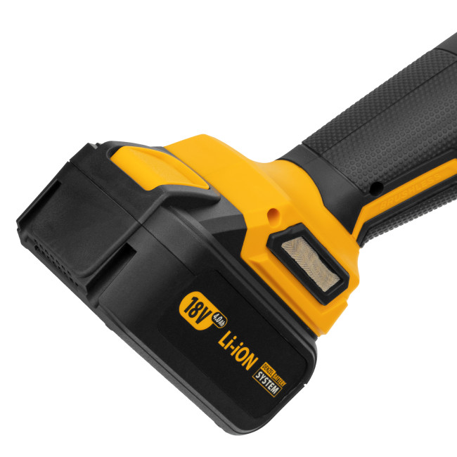 Машина углошлифовальная аккумуляторная бесщет. BLG-IB-18-125-4, Li-ion, 18 В Denzel в Красноярске Машина углошлифовальная аккумуляторная бесщет. BLG-IB-18-125-4, Li-ion, 18 В Denzel в Красноярске