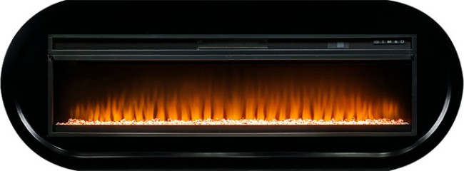 Каминокомплект Ellipse - Черный с очагом Vision 60 LED в Красноярске