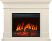 Каминокомплект California - Слоновая кость с очагом Jupiter FX New