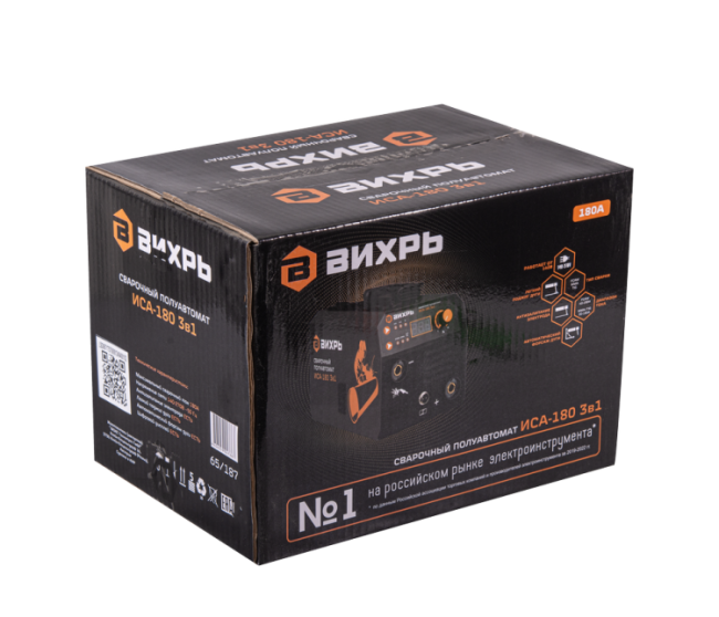 Сварочный полуавтомат Вихрь ИСА-180 3в1 в Красноярске