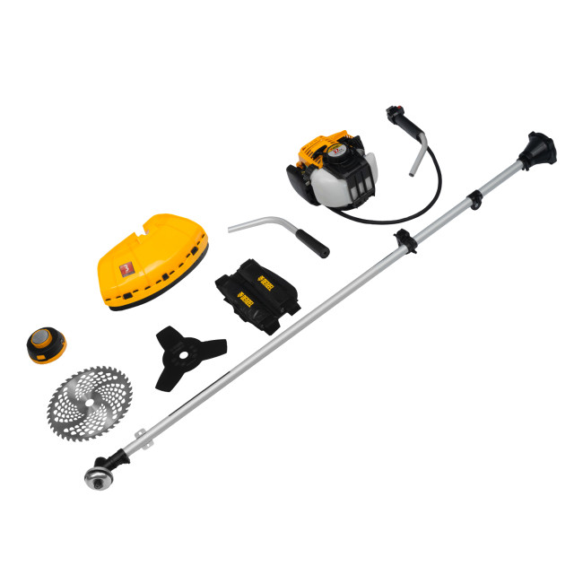 Триммер бензиновый DTL-37-4T, 4-тактный, 37 см3, неразъемная штанга, состоит из 2 частей Denzel в Красноярске