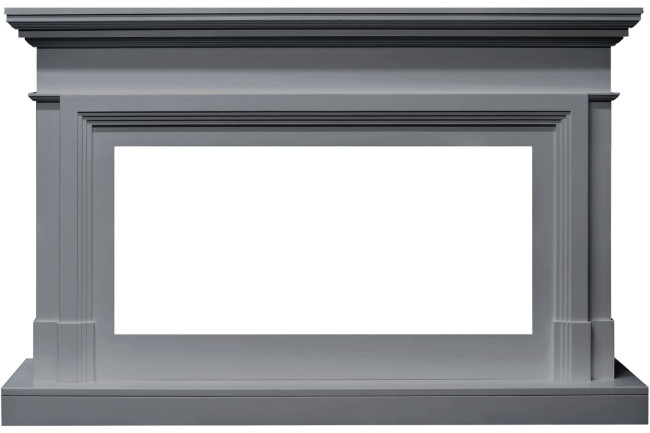 Каминокомплект Coventry - Серый (Ширина 1400 мм) с очагом Vision 42 LOG LED в Красноярске