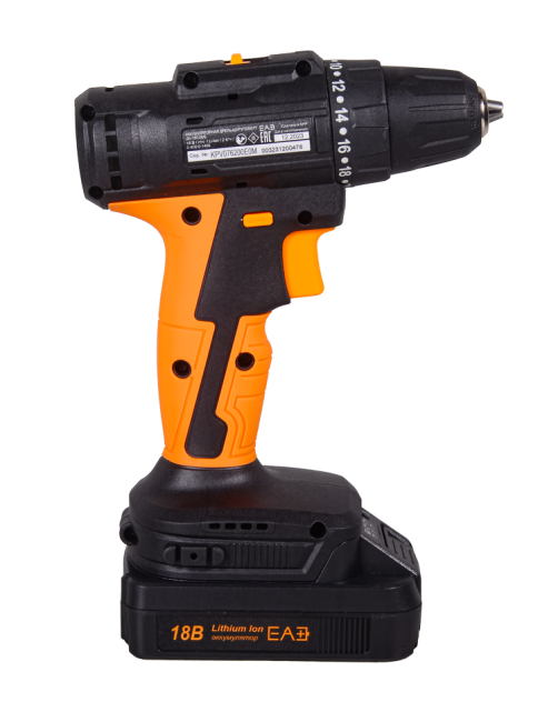 Дрель-шуруповерт аккумуляторная Вихрь ДА-18Л-2К/Б (бесщеточный двигатель) в Красноярске