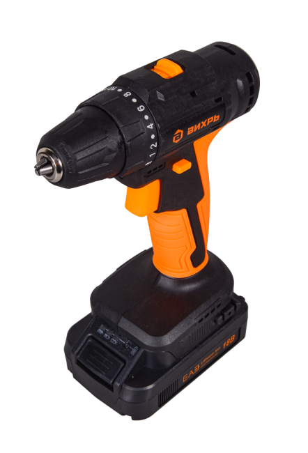 Дрель-шуруповерт аккумуляторная Вихрь ДА-18Л-2К/Б (бесщеточный двигатель) в Красноярске