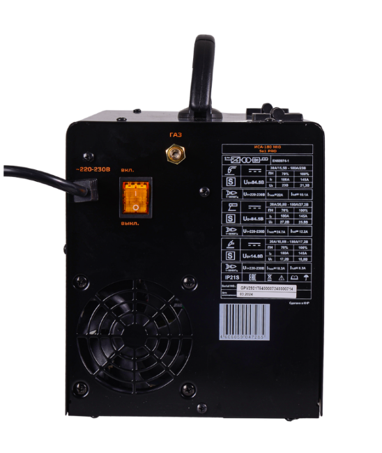 Сварочный полуавтомат Вихрь ИСА-180 MIG 5в1 PRO в Красноярске