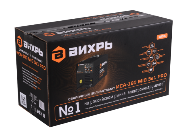 Сварочный полуавтомат Вихрь ИСА-180 MIG 5в1 PRO в Красноярске