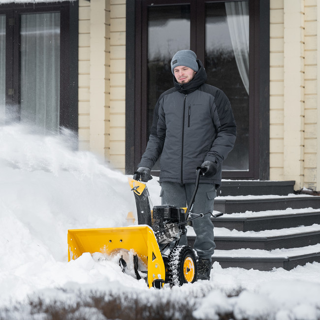 Бензиновая снегоуборочная машина SB 560, 212 cc, ручной старт Denzel в Красноярске Бензиновая снегоуборочная машина SB 560, 212 cc, ручной старт Denzel в Красноярске