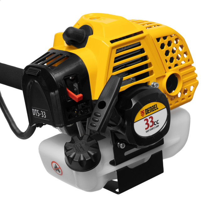 Триммер бензиновый DTS-33, 33 см3, неразъемная штанга, состоит из 2 частей Denzel в Красноярске Триммер бензиновый DTS-33, 33 см3, неразъемная штанга, состоит из 2 частей Denzel в Красноярске