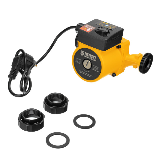 Циркуляционный насос CP25-6, напор 6 м, 50 л/мин, 1 м кабель, монт. длина 180 мм Denzel в Красноярске