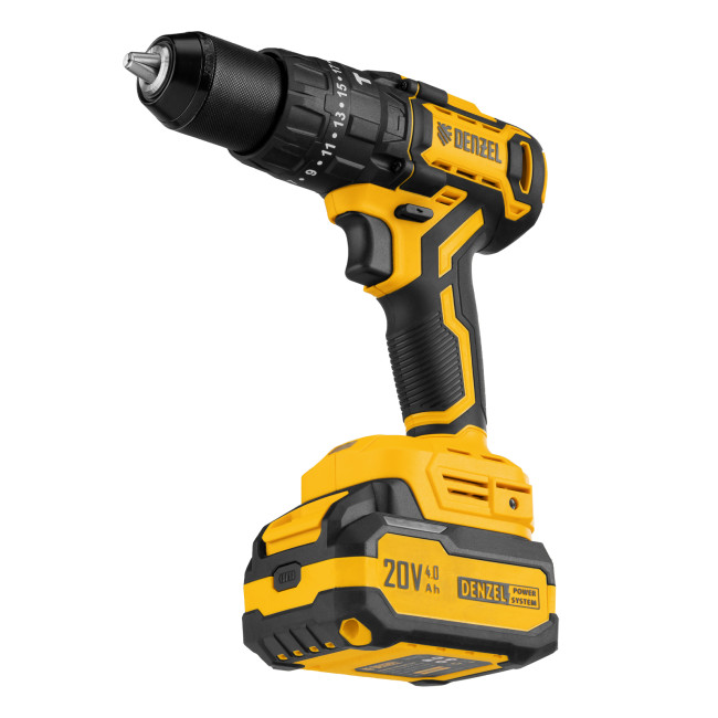 Дрель-шуруповерт аккумуляторная ударная бесщет. CIDH-BL-20, Li-Ion, 20 В// Denzel в Красноярске