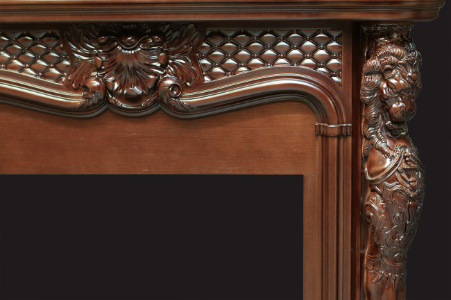 Каминокомплект Castle - Слоновая кость с темной патиной с очагом Symphony 30'' DF3020-INT в Красноярске Каминокомплект Castle - Слоновая кость с темной патиной с очагом Symphony 30'' DF3020-INT в Красноярске