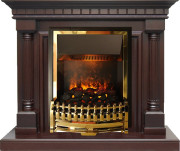 Каминокомплект Dallas - Темный дуб с очагом Atherton Каминокомплект Dallas - Темный дуб с очагом Atherton