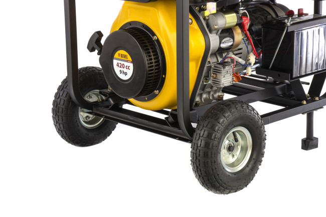 Генератор дизельный DD6300Е, 5.0 кВт, 220 В/50 Гц, 15 л, электростартер Denzel в Красноярске