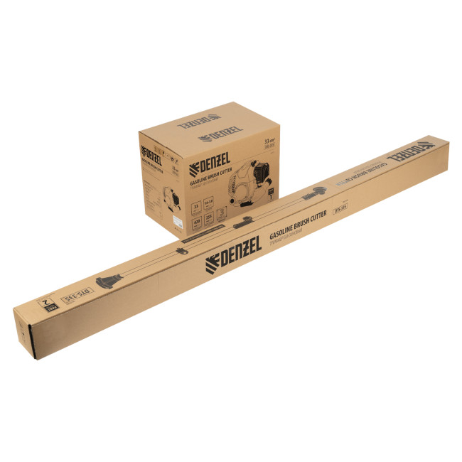Триммер бензиновый DTS-33S, 33 см3, разъемная штанга, состоит из 2 частей Denzel в Красноярске