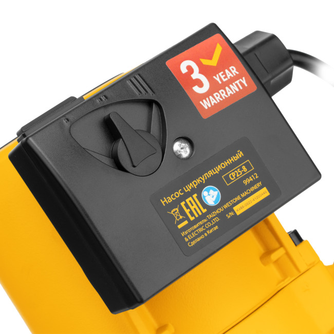 Циркуляционный насос CP25-8, напор 8 м, 130 л/мин, 1 м кабель, монт. длина 180 мм Denzel в Красноярске