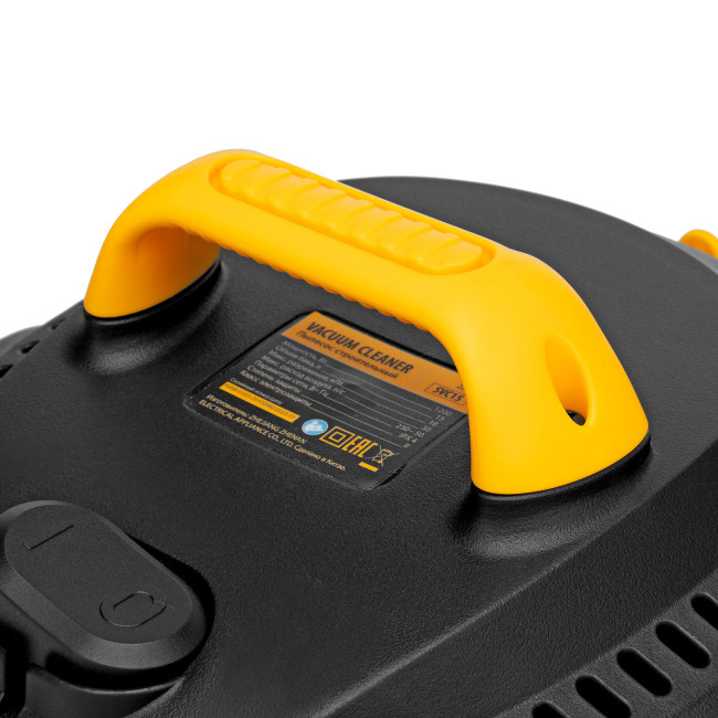 Пылесос строительный SVC15, 1200 Вт, бак 15 л, шланг 2 м Denzel в Красноярске Пылесос строительный SVC15, 1200 Вт, бак 15 л, шланг 2 м Denzel в Красноярске