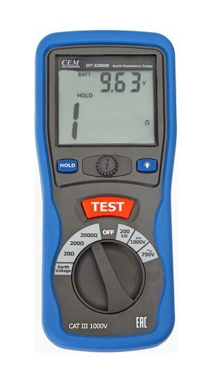 Измеритель сопротивления заземления CEM DT-5300B в Красноярске