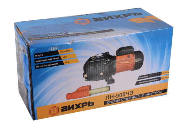 Поверхностный насос ВИХРЬ ПН-900ЧЭ в Красноярске