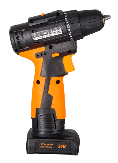 Дрель-шуруповерт аккумуляторная Вихрь ДА-24Л-2К/Б (бесщеточный двигатель) в Красноярске